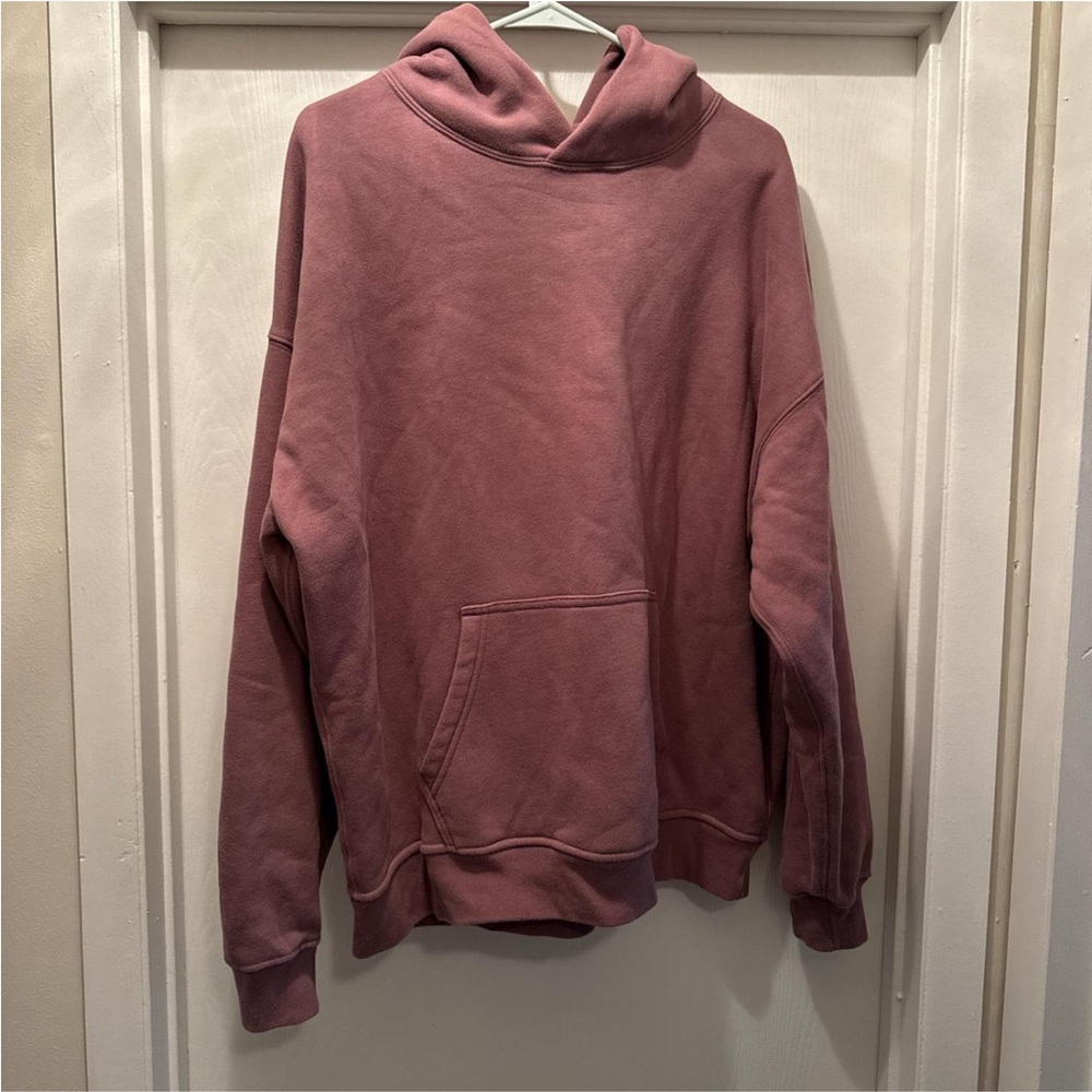 Abercrombie & Fitch Men's Mauve Purple Hoodie